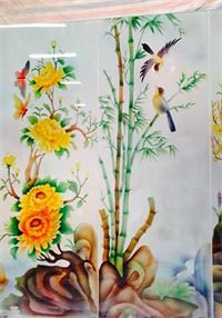Tranh kính tết đẹp